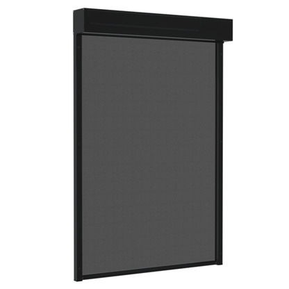 SUNFLECT® Solar Screen op maat - Zwarte Vierkante Omkasting en Grijs 108108 Doek